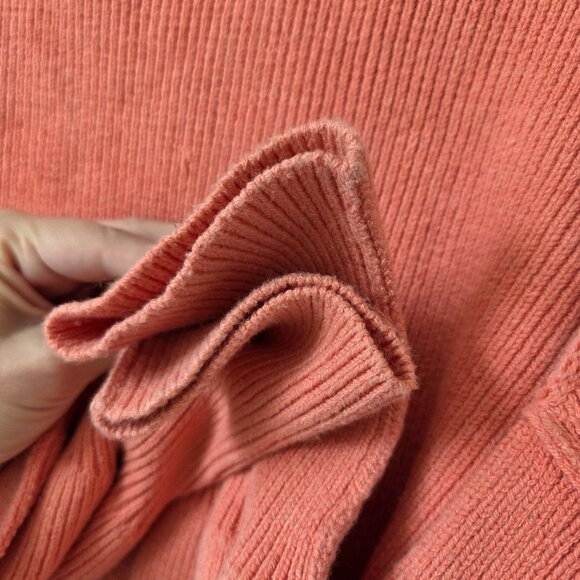 Free People Easy Street Crop Sweater in Guava Juice Medium - Picture 5 of 8